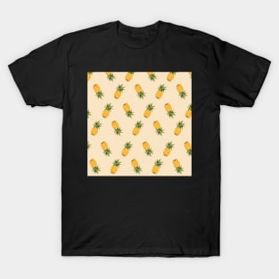 Vintage Pineapple Pattern T-Shirt